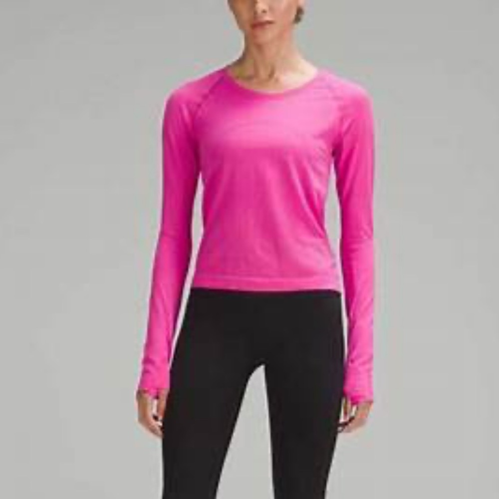 Lululemon swiftly tech long sleeve SONIC PINK